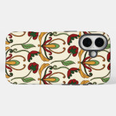 Seamless floral pattern with red and yellow  Case-Mate iPhoneケース (裏面 (横))