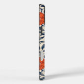 Seamless floral pattern with vibrant orange flower Case-Mate iPhoneケース (裏面 / 右)