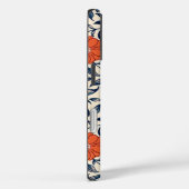 Seamless floral pattern with vibrant orange flower Case-Mate iPhoneケース (裏面 / 右)