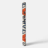 Seamless floral pattern with vibrant orange flower Case-Mate iPhoneケース (裏面 / 左)