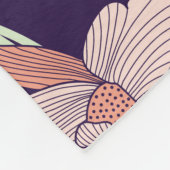 Seamless floral patternpattern,flower,orchid,moder フリースブランケット (角)