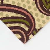 Seamless floral wallpaper in art nouveau style, Vi フリースブランケット (角)