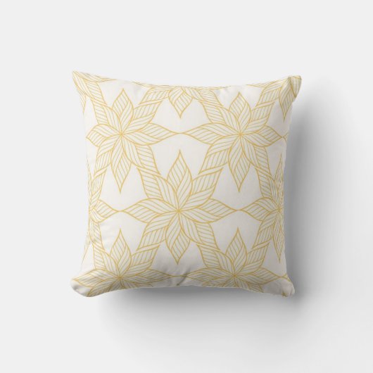 Seamless Flower Design クッション (正面)