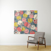 Seamless flower pattern on backgroundfloral, patte タペストリー (インサイチュ)