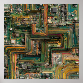 Seamless Fractured Tech: Bent Circuit Boards  ポスター