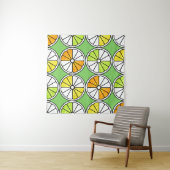Seamless fruit pattern. Painted illustration. Oran タペストリー (インサイチュ(横))
