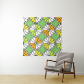 Seamless fruit pattern. Painted illustration. Oran タペストリー (インサイチュ)