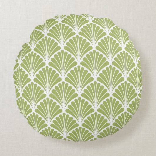 Seamless Geometric Art Deco Pattern. Abstract vint ラウンドクッション (正面)