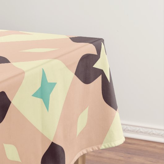 Seamless geometric floral  pattern テーブルクロス (インサイチュ)