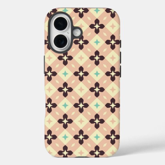 Seamless geometric floral  pattern Case-Mate iPhoneケース (裏面)