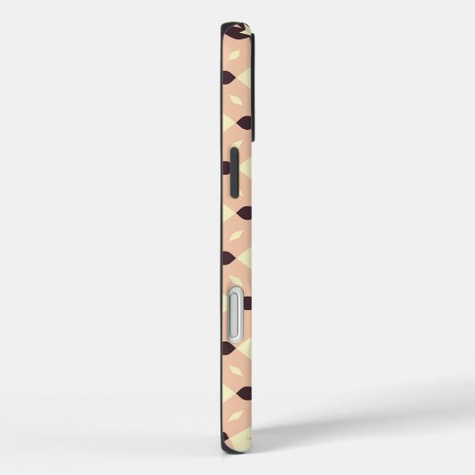Seamless geometric floral  pattern Case-Mate iPhoneケース (裏面 / 右)