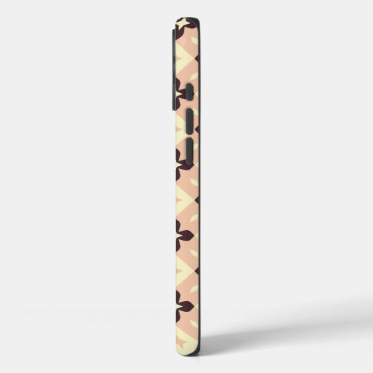 Seamless geometric floral  pattern Case-Mate iPhoneケース (裏面 / 左)