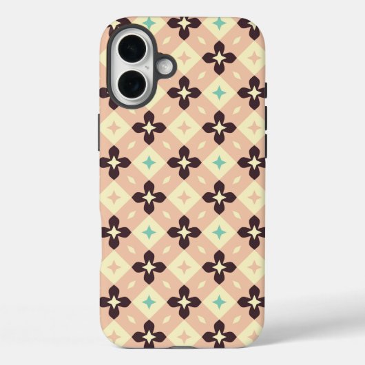 Seamless geometric floral  pattern Case-Mate iPhoneケース (裏面)