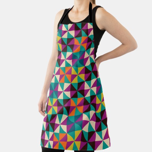 Seamless geometric pattern エプロン (インサイチュ)