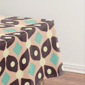 Seamless geometric pattern in dark brown leaf  テーブルクロス (インサイチュ)