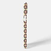 Seamless geometric pattern in dark brown leaf  Case-Mate iPhoneケース (裏面 / 右)