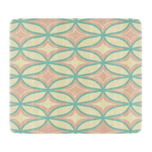  Seamless geometric pattern in diamond shapes  カッティングボード (正面)