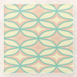  Seamless geometric pattern in diamond shapes  ガラスコースター