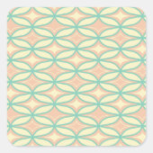  Seamless geometric pattern in diamond shapes  スクエアシール (正面)