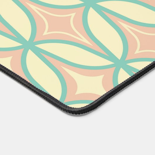  Seamless geometric pattern in diamond shapes  デスクマット (コーナー)