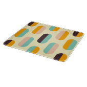 Seamless geometric pattern in retro vibes カッティングボード (角)