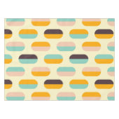 Seamless geometric pattern in retro vibes テーブルクロス (正面(横))