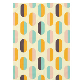 Seamless geometric pattern in retro vibes テーブルクロス