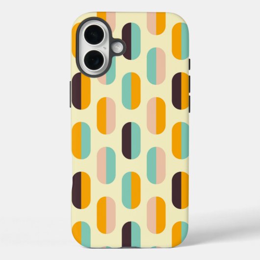 Seamless geometric pattern in retro vibes Case-Mate iPhoneケース (裏面)