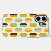 Seamless geometric pattern in retro vibes Case-Mate iPhoneケース (裏面 (横))