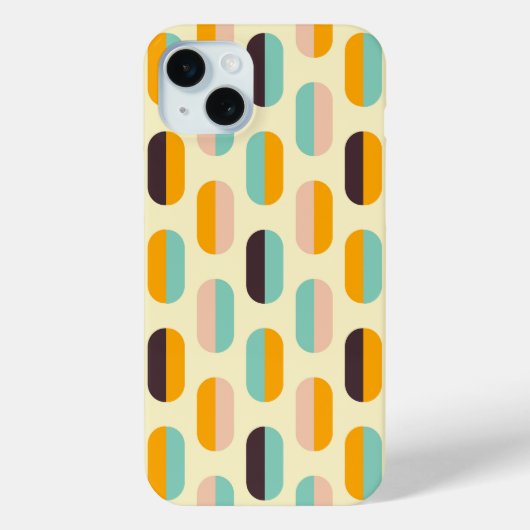 Seamless geometric pattern in retro vibes Case-Mate iPhoneケース (裏面)