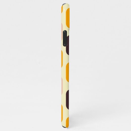 Seamless geometric pattern in retro vibes iPhoneケース (右側)