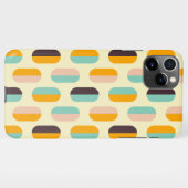 Seamless geometric pattern in retro vibes iPhoneケース (裏面横)
