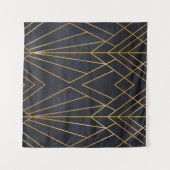 Seamless geometric pattern on paper texture. Art D タペストリー (正面(横))