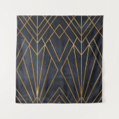 Seamless geometric pattern on paper texture. Art D タペストリー (正面)