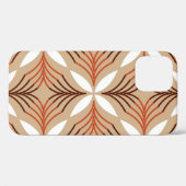 Seamless geometric pattern with flowers Case-Mate iPhoneケース (裏面 (横))