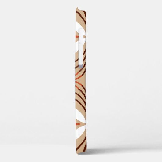 Seamless geometric pattern with flowers Case-Mate iPhoneケース (裏面 / 左)
