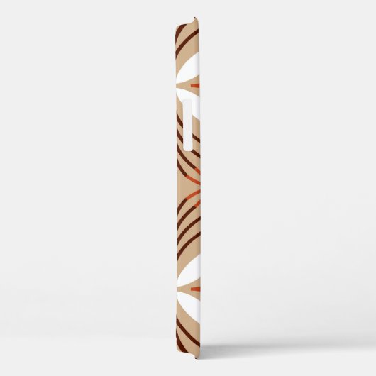 Seamless geometric pattern with flowers Case-Mate iPhoneケース (裏面 / 右)