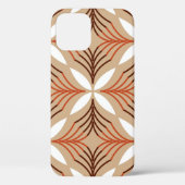 Seamless geometric pattern with flowers Case-Mate iPhoneケース (裏面)