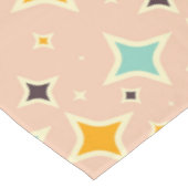 Seamless geometric pattern with teal pentagons テーブルクロス (アングル)