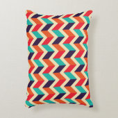 Seamless geometric pattern with zigzags background アクセントクッション (正面(垂直))