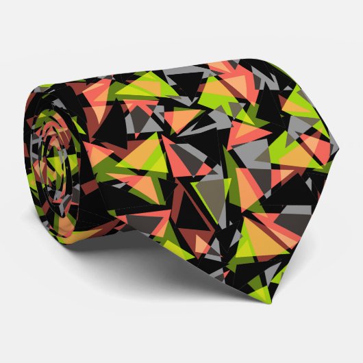 Seamless geometric triangles shapes ネクタイ (ロール)