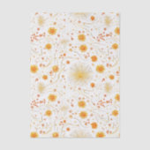 Seamless Golden Sun & Rays - with Abstract Star 薄葉紙 (正面)