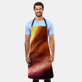 Seamless graphic pattern of repeating geometric po エプロン (着用した状態)