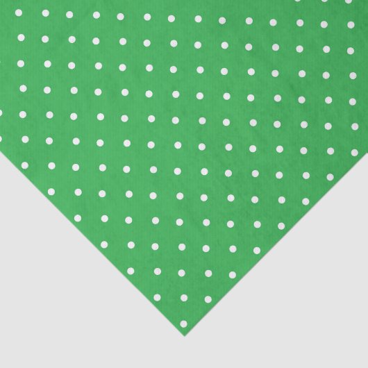 Seamless green background polka dot pattern 薄葉紙 (詳細)