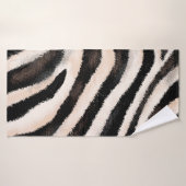 Seamless hand drawing zebra texture, animal print, バスタオル (バスタオル)