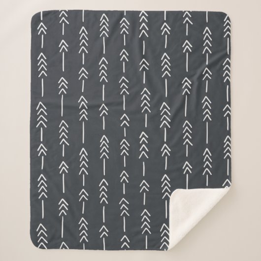 Seamless hand drawn geometric tribal pattern with シェルパブランケット (正面)