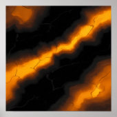 Seamless High-Contrast Molten Tiling Pattern ポスター (正面)