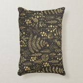 Seamless holiday pattern with leaves, branches, be アクセントクッション (正面(垂直))