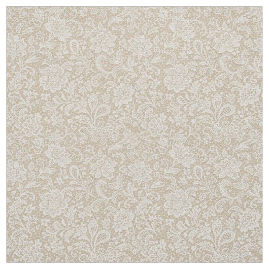 Seamless Lace Floral Pattern ファブリック (見本)
