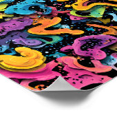 Seamless Layered Graphic: Sticker Shock Scatter ポスター (角)